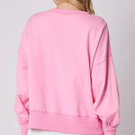 Christmas Bow Sequin Loose Casual Long Sleeve Sweatshirt