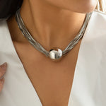 Original Stylish Statement Geometric Necklace