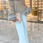 Make It Shine Knit Sequin Off Shoulder Loose Sweater