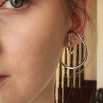 Chic Irregular Solid Color Twist Earrings