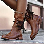 Colette | Studded Leather Boots