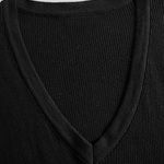 Women's Knitted V-neck Slim Long Sleeves Maxi Dress