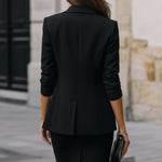 Tailored Blazer And Sleeveless Sheath Dress Two-Piece Set