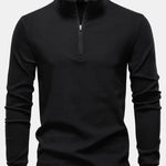Quarter Zip Long Sleeve T-Shirt