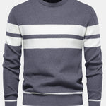 Stripe Crew Neck Sweater