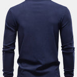 Quarter Zip Long Sleeve T-Shirt