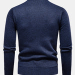 Geometric Jacquard Crewneck Sweater