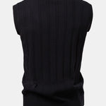 Twist V-Neck Knit Sweater Vest