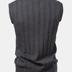Twist V-Neck Knit Sweater Vest