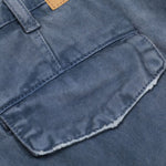 Baggy Fit Washed Distressed Denim Cargo Pants