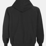 Oversize Number Print Zipper Hoodie