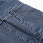 Baggy Fit Washed Distressed Denim Cargo Pants