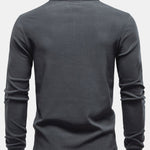 Quarter Zip Long Sleeve T-Shirt