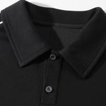 Relax Fit Polo Collar Sweatshirt
