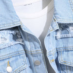 Distressed Denim Jacket