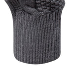 Twist Jacquard Zipper Stand Collar Sweater