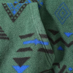 Relax Fit Tribal Geometry Teddy Hoodie & Jogger Pants