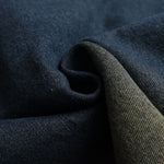 Oversize Brooklyn Embroidery Washed Distressed Denim Sweatshirt