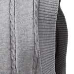 Twist V-Neck Knit Sweater Vest