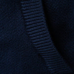 Geometry Jacquard Zipper Stand Collar Sweater