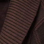 Geometric Jacquard Shawl Collar Cardigan Sweater