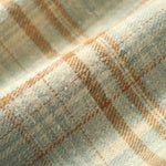 Gradient Washed Distressed Plaid Shirt