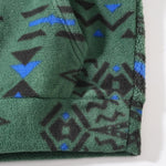 Relax Fit Tribal Geometry Teddy Hoodie & Jogger Pants