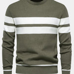 Stripe Crew Neck Sweater