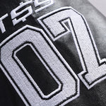 Embroidered Racing Leather Jacket