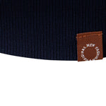 Long Sleeved Knitted Stripe Jacquard Polo Shirt & Slim Fit Tapered Trousers