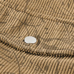 Leaf Print Corduroy Jacket