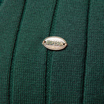 Ribbed Cardigan With Stripe Trim