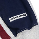 Contrast Slogan Print Hoodie