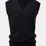 Twist V-Neck Knit Sweater Vest