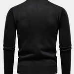 Geometric Jacquard Crewneck Sweater