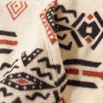 Relax Fit Tribal Geometry Teddy Hoodie & Jogger Pants