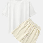 Heavy Weight Drop Shoulder Oversize T-Shirt & Jersey Shorts