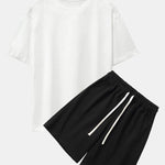 Heavy Weight Drop Shoulder Oversize T-Shirt & Jersey Shorts