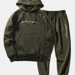 Chicago Print Raglan Hoodie & & Jogger Pants