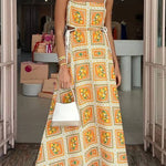 Summer Drawstring Casual Dress