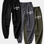 3 Pieces Los Angeles Print Jogger Pants