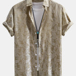 Paisley Print Satin Shirt