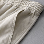 Waffle Textured Cuban Shirt & Straight Leg Linen Pants