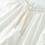 Man Cotton Drawstring Shorts