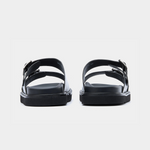 DOUBLE BUCKLE RESORT SANDAL - Black