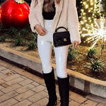 Stretchy Shiny Faux Leather Legging Pants