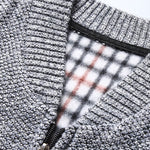 Baseball Collar Zip Up Sweater