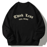Slogan Rose Back Print Relaxed Sweatshirt