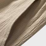 Crinkle Textured Straight Leg Pants