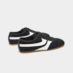 BLACK RETRO TWO-TONE SUEDE RUNNER